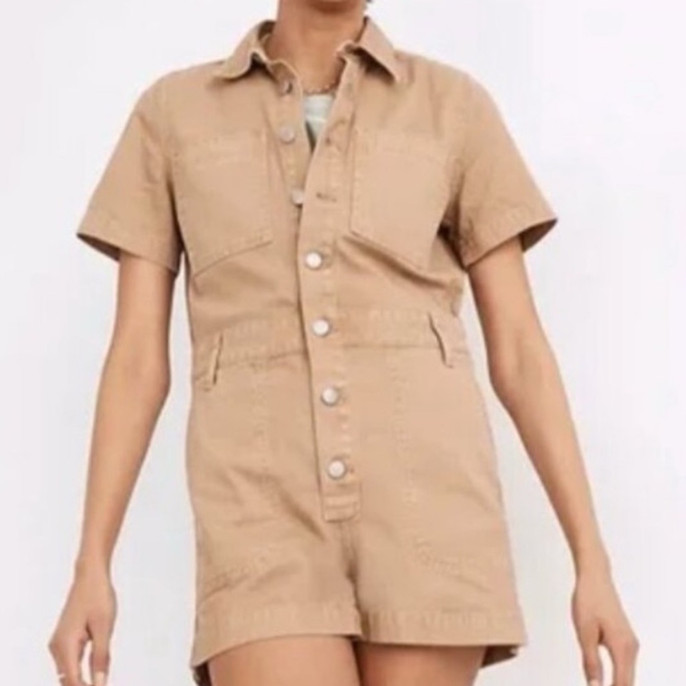 Madewell Fair Trade garment dyed short coverall